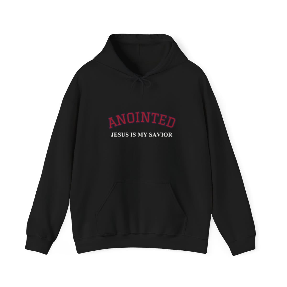 Black My Jesus hoodie with ANOINTED Jesus Is My Savior design
